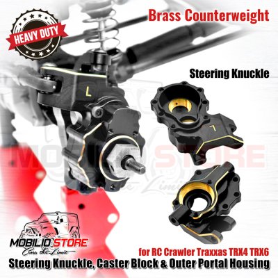 Upgrade Brass Steering Knuckle C-Hub Outer Portal Housing Traxxas TRX4