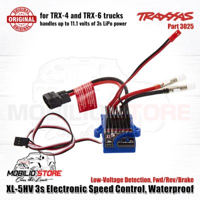 Traxxas 3025 XL-5HV 3S Electronic Speed Control Waterproof ESC TRX-4