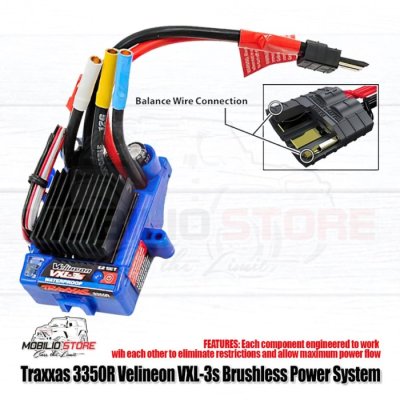 Traxxas 3350R Velineon VXL-3s Brushless Power System