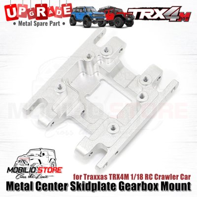 Upgrade Part Metal Center Skidplate Gearbox Mount for Traxxas TRX4M