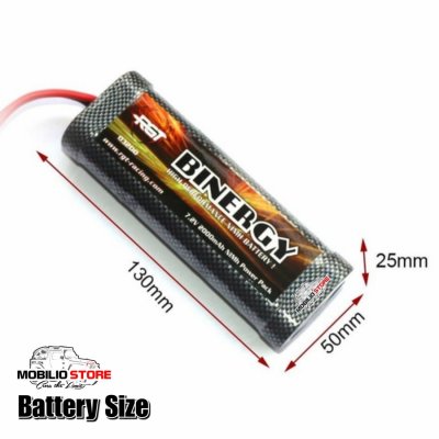 Binergy High Performance NiMh Battery RGT R86075 Baterai 7.2V 2000 mAh