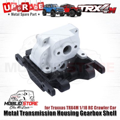 Upgrade Metal Transmission Housing Gearbox Shell for Traxxas TRX4M