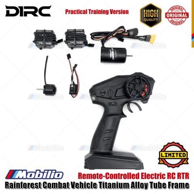D1RC Ti-Fury Rainforest Combat Vehicle Titanium Alloy Tube Frame Remote-Controlled Electric RC RTR Rock Crawler