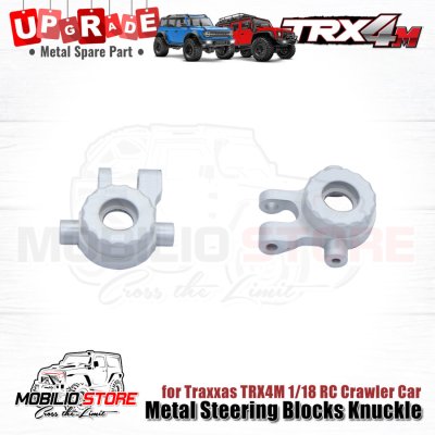 Upgrade Part - Metal Steering Cup Knuckle for 1/18 RC Traxxas TRX4M