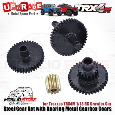 Upgrade Part - Metal Steel Transmission Gear Set for RC Traxxas TRX4M