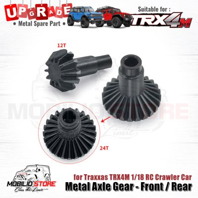 Upgrade Part Metal Axle Gear Front - Rear for Traxxas TRX4M RC Crawler