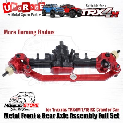 Upgrade Part Metal Axle Assembly Full Set for Traxxas TRX4M RC Crawler