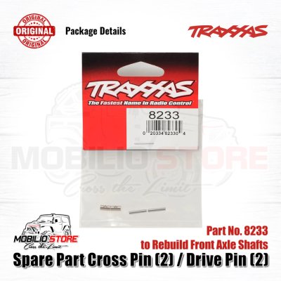 Spare Part Cross Pin Drive Pin 8233 for Front Axle Shafts Traxxas TRX4