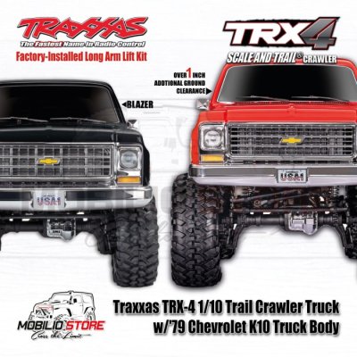 Traxxas TRX-4 1/10 High Trail Chevrolet 1979 K10 RC Truck RTR Crawler Adventure