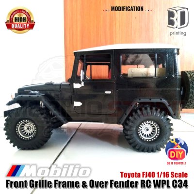 Front Grille Frame & Over Fender RC WPL C34 Toyota FJ40 1/16 Scale