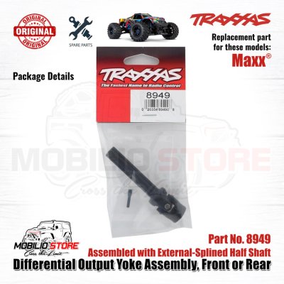 Spare Part Differential Output Yokes 8949 Driveshaft Kopel Traxxas Max