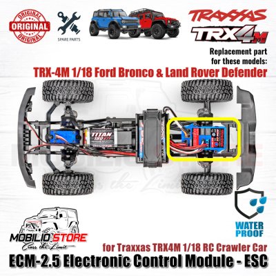 ECM-2.5 Electronic Control Module - ESC for Traxxas TRX4M RC Car 9785