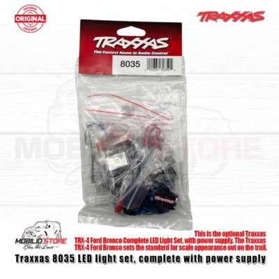 Traxxas #8035 LED Light Set Complete with Power Supply TRX-4 1979 Ford Bronco & F-150 LED Light Kit