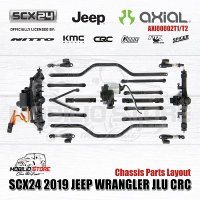 Axial SCX24 2019 Jeep Wrangler JLU CRC 1/24 Scale 4WD RTR Crawler