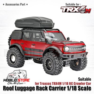 Accessories - Roof Luggage Rack Carrier 1/18 Scale for Traxxas TRX4M