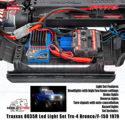 Traxxas #8035R TRX-4 1979 Ford Bronco & F-150 Pro Scale LED Light Set