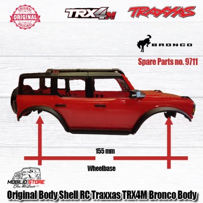 Original Body Shell RC Traxxas TRX4M Ford Bronco Body TRX-4M 1/18 9711