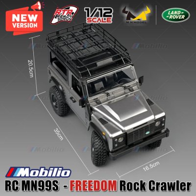 RC MN99s Freedom 1:12 Rock Crawler 4x4 Waterproof Full Propo Realistic