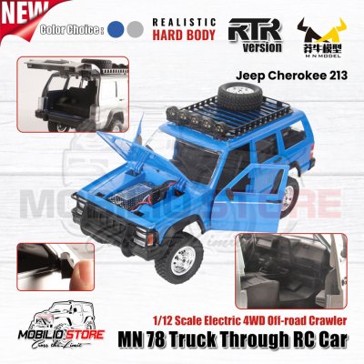 RC MN78 Jeep Cherokee 213 1/12 Scale Electric 4WD Off-road Crawler RTR