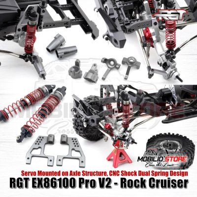 RGT EX86100 Pro V2 - Rock Cruiser 1/10 Scale RC Crawler Kit Version