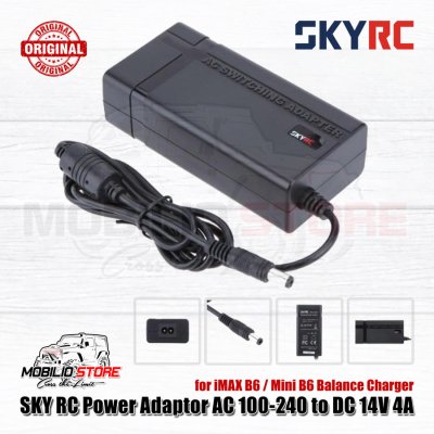 SKYRC Power Adaptor AC 100-240 to DC 14V 4A for iMAX B6 / Mini B6