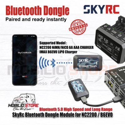 SKYRC Bluetooth 5.0 Dongle Module untuk NC2200 dan B6EVO SKYRC Bluetooth 5.0 Dongle Module untuk NC2200 dan B6EVO
