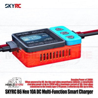 SKYRC B6 Neo 10A DC Multi Function Smart Charger Original Charge - MysteriousBlack