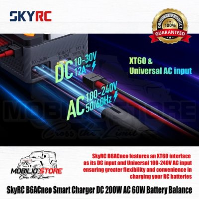 SkyRC B6ACneo 10A Multi Function Smart Charger Discharger DC 200W