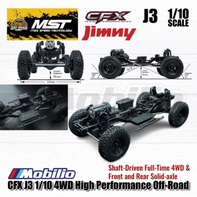 MST CFX J3 1/10 4WD High Performance Off-Road Car Kit Off-Road Crawler Adventures