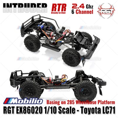 RGT EX86020 Intruder Toyota LC71 RTR 1/10 Scale 2.4GHz 4WD RC Rock Crawler Adventure