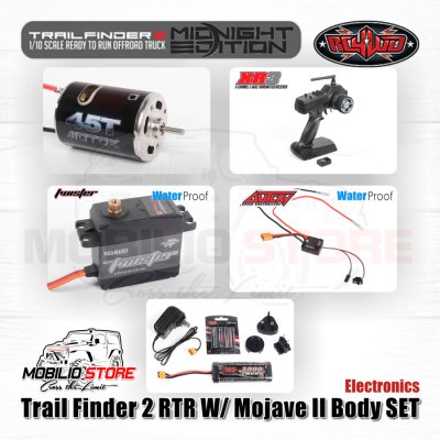 RC4WD Trail Finder 2 RTR w/Mojave II Body Set (Midnight Edition) HILUX