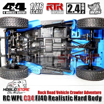 WPL C34 RTR FJ40 Remote Control Rc Crawler 4WD