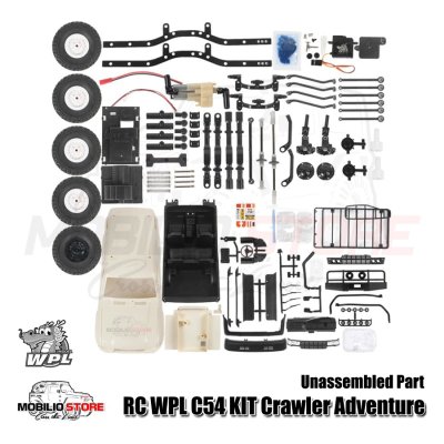 WPL C54 RC Car 1/16 Kit Full Set Model LC 80 4x4 Rock Crawler