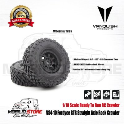 Vanquish VS4-10 Fordyce Straight Axle RTR Rock Crawler RC 1/10 Scale