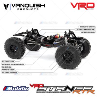 Vanquish VRD Stance 1/10 Scale RTR Competition Offroad Vehicle RC Rock Crawler Adventure