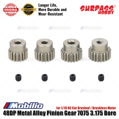 Metal Pinion Motor Gear Surpass Rocket 48 DP 3.175 mm Shaft 13T - 25T