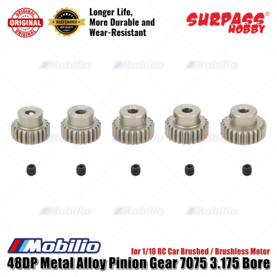 Metal Pinion Motor Gear Surpass Rocket 48 DP 3.175 mm Shaft 13T - 25T