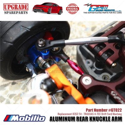 GPM Part #GT022 Aluminum Rear Knuckle Arm 2 Pcs Set for Traxxas 4-Tec 2.0, 4-Tec 3.0, 4-Tec Drift Ford Mustang