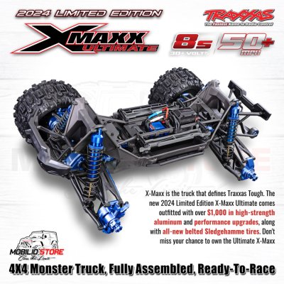 Traxxas X-Maxx XMaxx Ultimate 1/6 Monster Truck 8s Brushless TQI RTR 4WD TQI TSM RTR