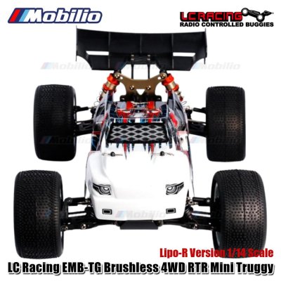 LC Racing EMB-TG Brushless 4WD Mini Truggy Lipo-R Version 1/14 Scale RTR