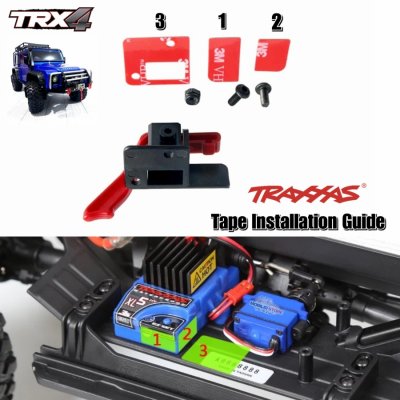 Power Switch Trigger Bracket Upgrade Easy Start ESC for Traxxas TRX4