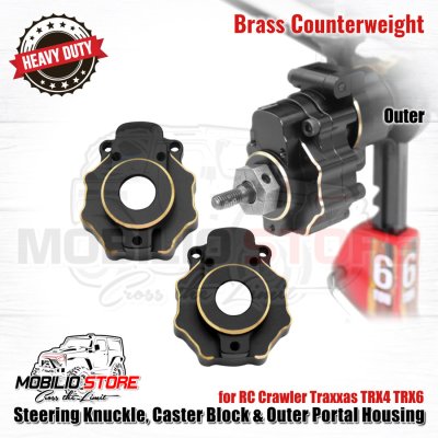 Upgrade Brass Steering Knuckle C-Hub Outer Portal Housing Traxxas TRX4