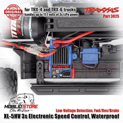 Traxxas 3025 XL-5HV 3S Electronic Speed Control Waterproof ESC TRX-4