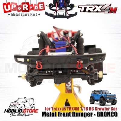 Upgrade Part Metal Front Rear Bumper Suitable for Bronco Traxxas TRX4M