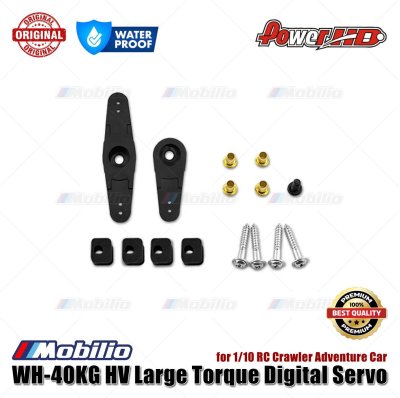 Power HD WH-40KG HV Large Torque Digital Servo Waterproof for 1/10 RC Crawler Adventure Car