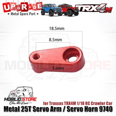 Upgrade Part - Metal 25T Servo Arm Servo Horn 9740 for Traxxas TRX4M