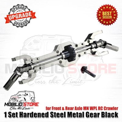 Upgrade Part - 1 Set Hardened Steel Metal Gear Black Rc WPL MN Cars
