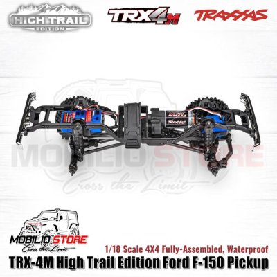 Traxxas 97044-1 TRX-4M High Trail Edition Ford F-150 Pickup 1/18 Scale 4X4 RTR Clipless