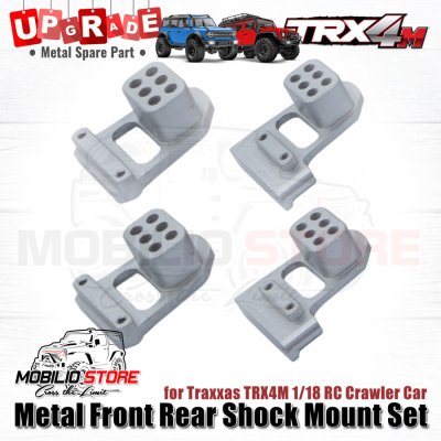 Upgrade Part Metal Shock Mount Set for 1/18 RC Crawler Traxxas TRX4-M