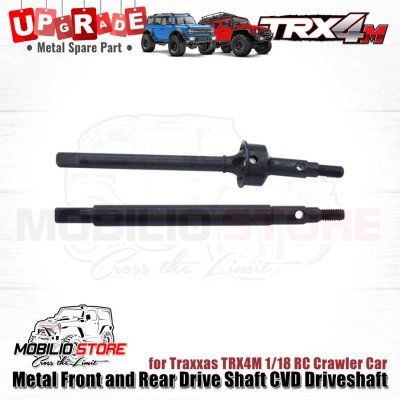 Upgrade Metal Front Rear Drive Shaft CVD Driveshaft for Traxxas TRX4M